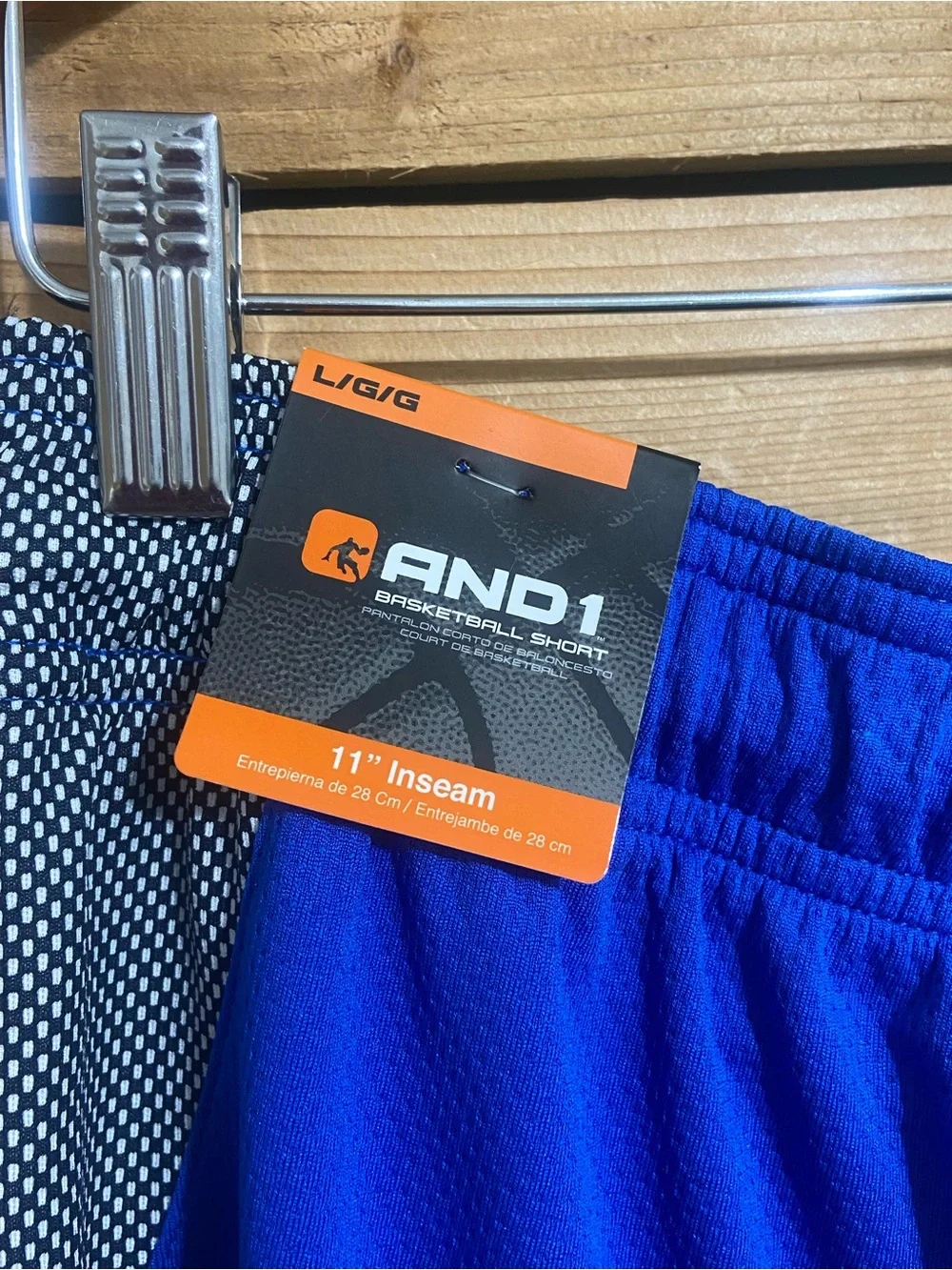 And1 Blue Athletic Shorts NWT